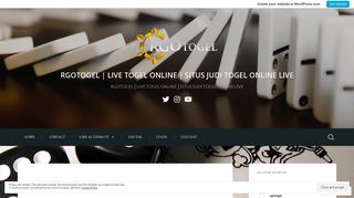 
                            11. Cara Daftar Akun Baru Di RGOTogel.com – RGOTOGEL | LIVE ...