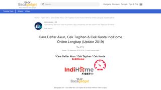 
                            7. Cara Daftar Akun, Cek Tagihan & Cek Kuota IndiHome Online Lengkap