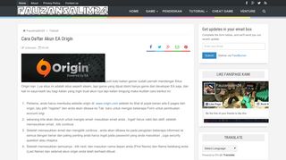
                            8. Cara Daftar Akun EA Origin - Fauzansalim24