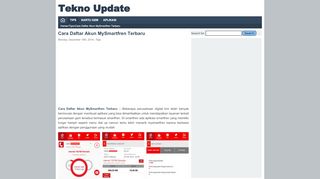 
                            8. Cara Daftar Akun MySmartfren Terbaru - Tekno Update