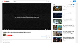 
                            11. Cara Daftar Crossfire Mobile China lewat akun Wechat - YouTube