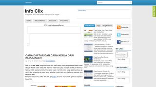 
                            7. Cara Daftar Dan Cara Kerja dari KlikAjaDeh ~ Info Clix