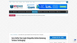 
                            4. Cara Daftar Dan Login Simpatika Online Kemenag Terbaru ...