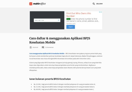 
                            13. Cara daftar dan menggunakan Aplikasi BPJS Kesehatan Mobile terbaru