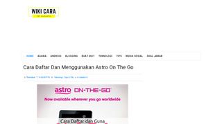 
                            6. Cara Daftar Dan Menggunakan Astro On The Go - Wikicara ...