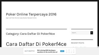 
                            4. Cara Daftar Di Pokerf4ce – Poker Online Terpercaya 2016
