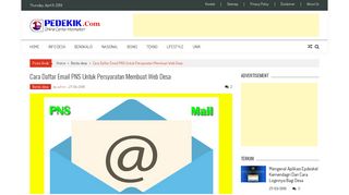 
                            11. Cara Daftar Email PNS Untuk Persyaratan Membuat Web Desa – Top ...