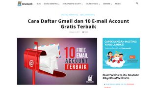 
                            10. Cara Daftar Gmail dan 10 E-mail Account Gratis Terbaik | Blog ...