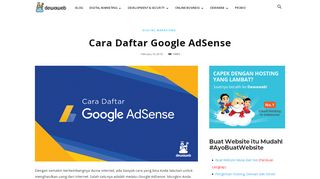 
                            13. Cara Daftar Google AdSense | Blog Dewaweb