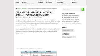 
                            7. Cara Daftar Internet Banking BRI Syariah (Panduan Bergambar ...