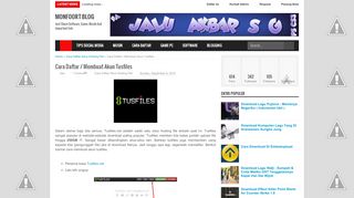 
                            4. Cara Daftar / Membuat Akun Tusfiles | Monfoort Blog