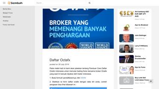 
                            9. CARA DAFTAR OCTAFX - Siembah.com