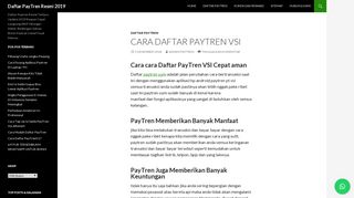 
                            10. Cara Daftar PayTren VSI - Daftar PayTren Resmi 2019