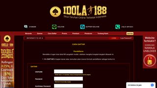 
                            4. Cara Daftar Sbobet, Judi Online Idola188