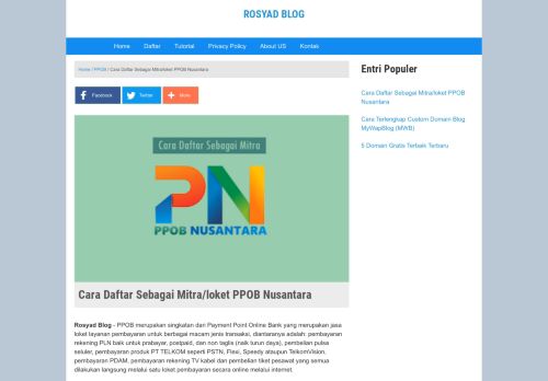 
                            10. Cara Daftar Sebagai Mitra/loket PPOB Nusantara - Rosyad Blog