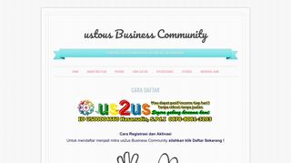 
                            11. Cara Daftar ~ ustous Business Community