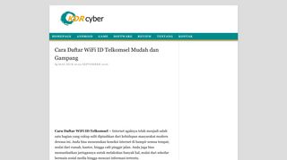 
                            8. Cara Daftar WiFi ID Telkomsel Mudah dan Gampang - Kdrcyber.com