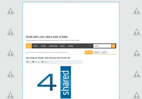 
                            9. Cara Download 4Shared Tanpa Login dan Tanpa Waiting Time ...