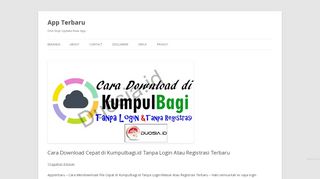 
                            6. Cara Download Cepat di Kumpulbagi.id Tanpa Login Atau Registrasi ...