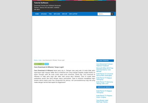 
                            12. Cara Download di 4Shared, Tanpa Login! | Tutorial Software