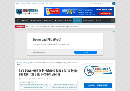 
                            9. Cara Download File Di 4Shared Tanpa Harus Login Dan Register ...