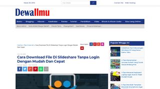 
                            5. Cara Download File Di Slideshare Tanpa Login Dengan Mudah Dan ...