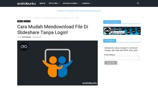 
                            12. Cara Download File Di SlideShare Tanpa Login (Terbaru & Lengkap)