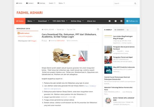 
                            3. Cara Download File, Dokumen, PPT dari Slideshare, Academia ...