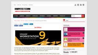 
                            2. Cara Dual Login Lost Saga Menggunakan VMWare | Komputer Techno