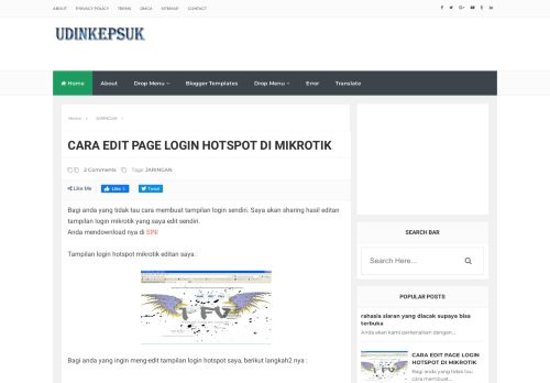 
                            12. cara edit page login hotspot di mikrotik - tutorial kepsuktv