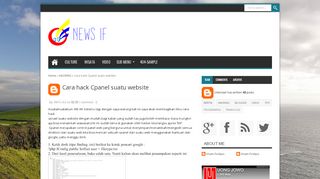 
                            3. Cara hack Cpanel suatu website - NEWS-IF - Search This Blog