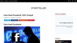 
                            5. Cara Hack Facebook 100% Ampuh | STORYTELLER