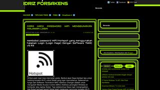 
                            11. cara hack password wifi menggunakan halaman login - idriz forsakens