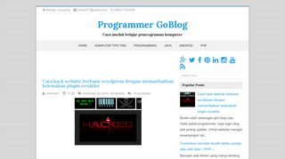 
                            4. Cara hack website berbasis wordpress dengan memanfaatkan ...