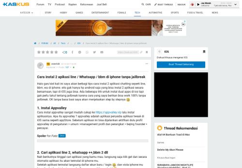 
                            11. Cara instal 2 apikasi line / Whatsapp / bbm di iphone tanpa ...