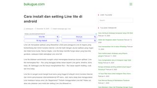
                            13. Cara install dan setting Line lite di android ⋆ bukugue.com
