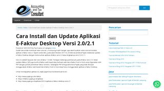 
                            9. Cara Install dan Update Aplikasi E-Faktur Desktop Versi 2.0/2.1 - Jasa ...