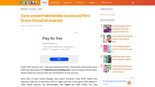 
                            6. Cara Install PUBG Mobile Quantum/Timi (Versi China) di Android ...