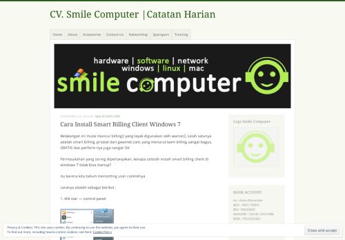 
                            13. Cara Install Smart Billing Client Windows 7 – CV. Smile Computer ...