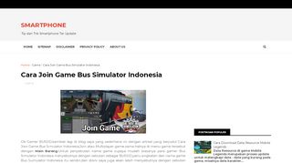 
                            9. Cara Join Game Bus Simulator Indonesia - SMARTPHONE