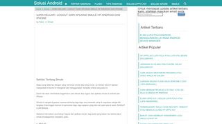 
                            7. CARA KELUAR / LOGOUT DARI APLIKASI SMULE HP ANDROID ...