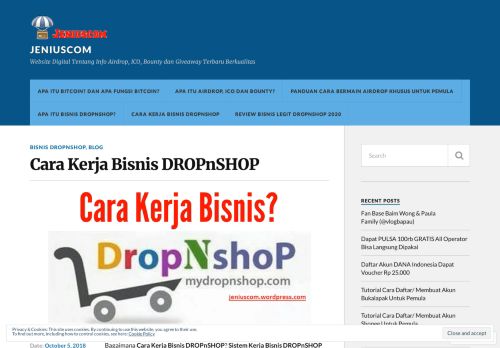 
                            4. Cara Kerja Bisnis DROPnSHOP | Jeniuscom