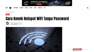 
                            6. Cara Konek Hotspot WiFi Tanpa Password - DroidLime