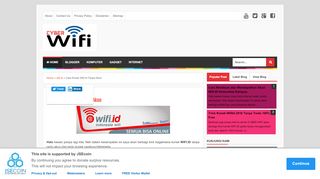 
                            6. Cara Konek Wifi.Id Tanpa Akun | CYBER WIFI