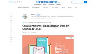 
                            4. Cara Konfigurasi Email dengan Domain Sendiri di Gmail - Niagahoster