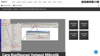 
                            11. Cara Konfigurasi Hotspot Mikrotik dengan Halaman Login - trick777