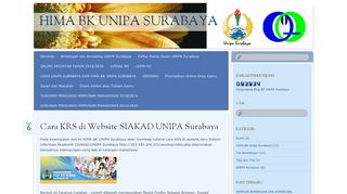
                            2. Cara KRS di Website SIAKAD UNIPA Surabaya | HIMA BK UNIPA