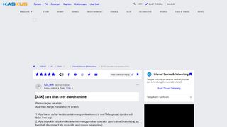 
                            6. cara lihat cctv avtech online | KASKUS