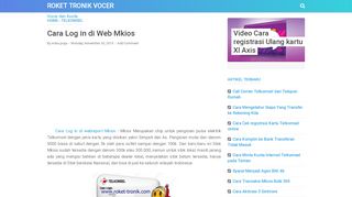 
                            13. Cara Log in di Web Mkios - Roket Tronik