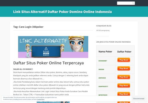 
                            5. Cara Login 388poker – Link Situs Alternatif Daftar Poker Domino ...